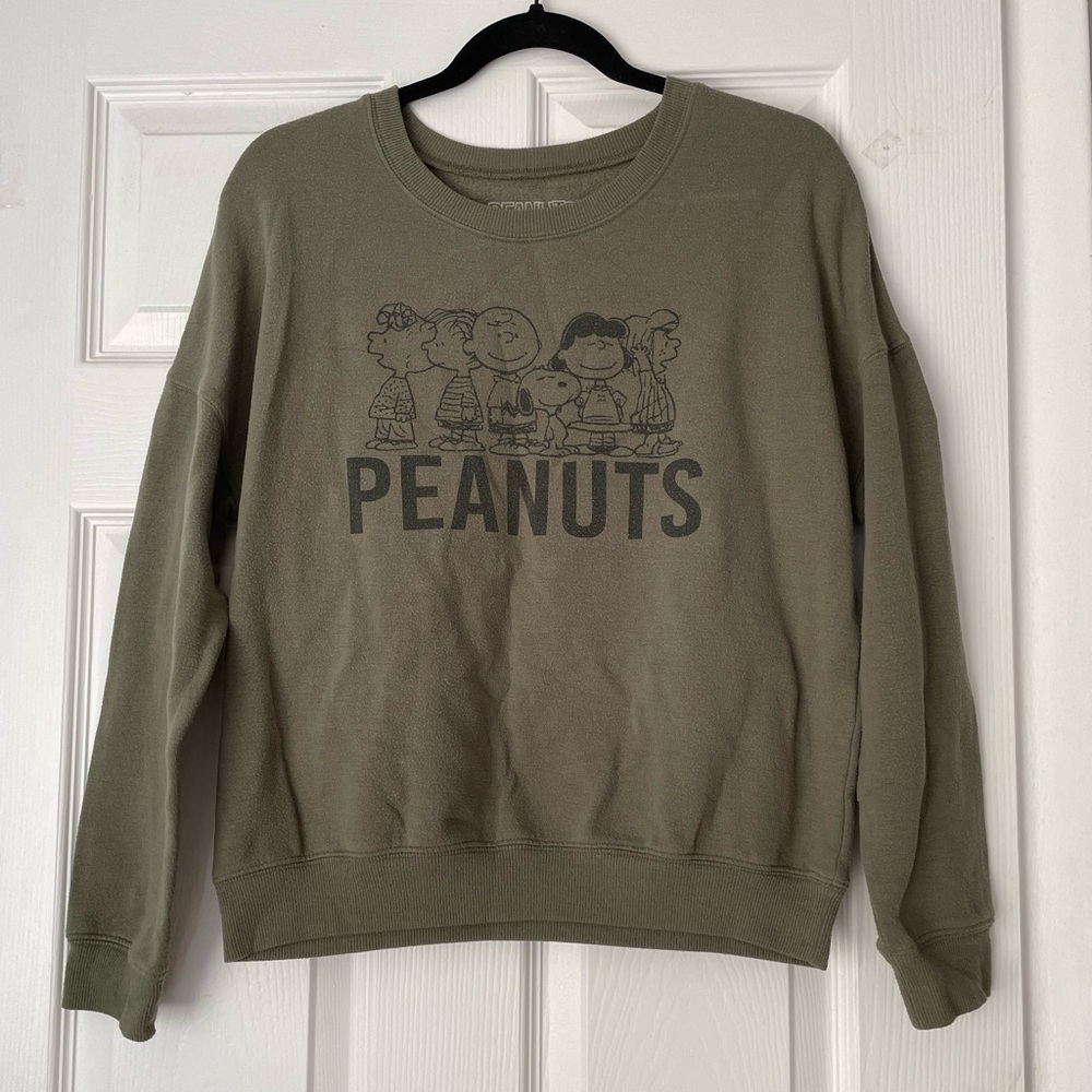 Peanuts Green Sweater